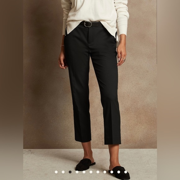 Banana Republic Factory Pants & Jumpsuits Nwt Black Avery Straight